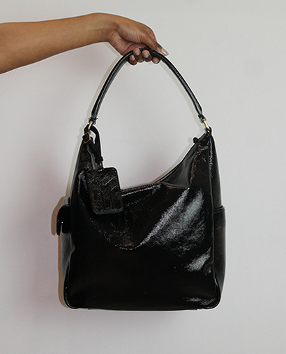 Multi Bag, £225, Handbags, Black, Leather, Front view
